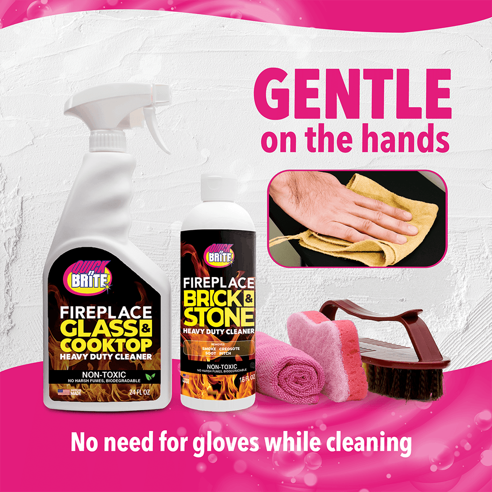 Quick ’n Brite Fireplace Cleaning Kit