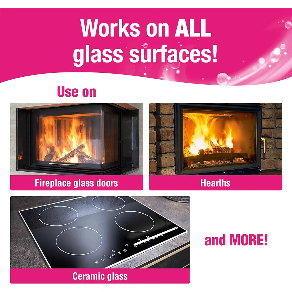 Quick ’n Brite Fireplace Glass Cleaner