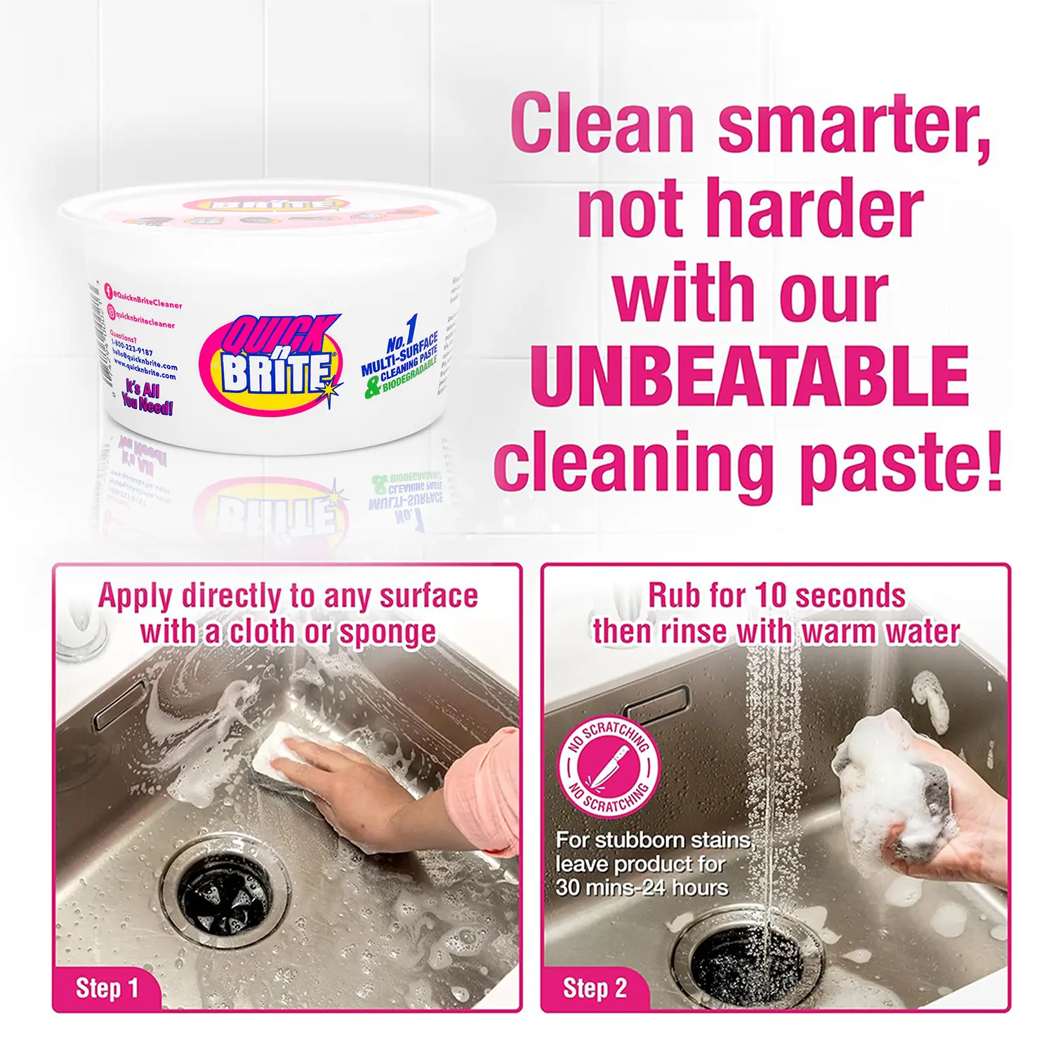 Buy 2, Get 1 FREE: All Purpose Paste Cleaning Kit
