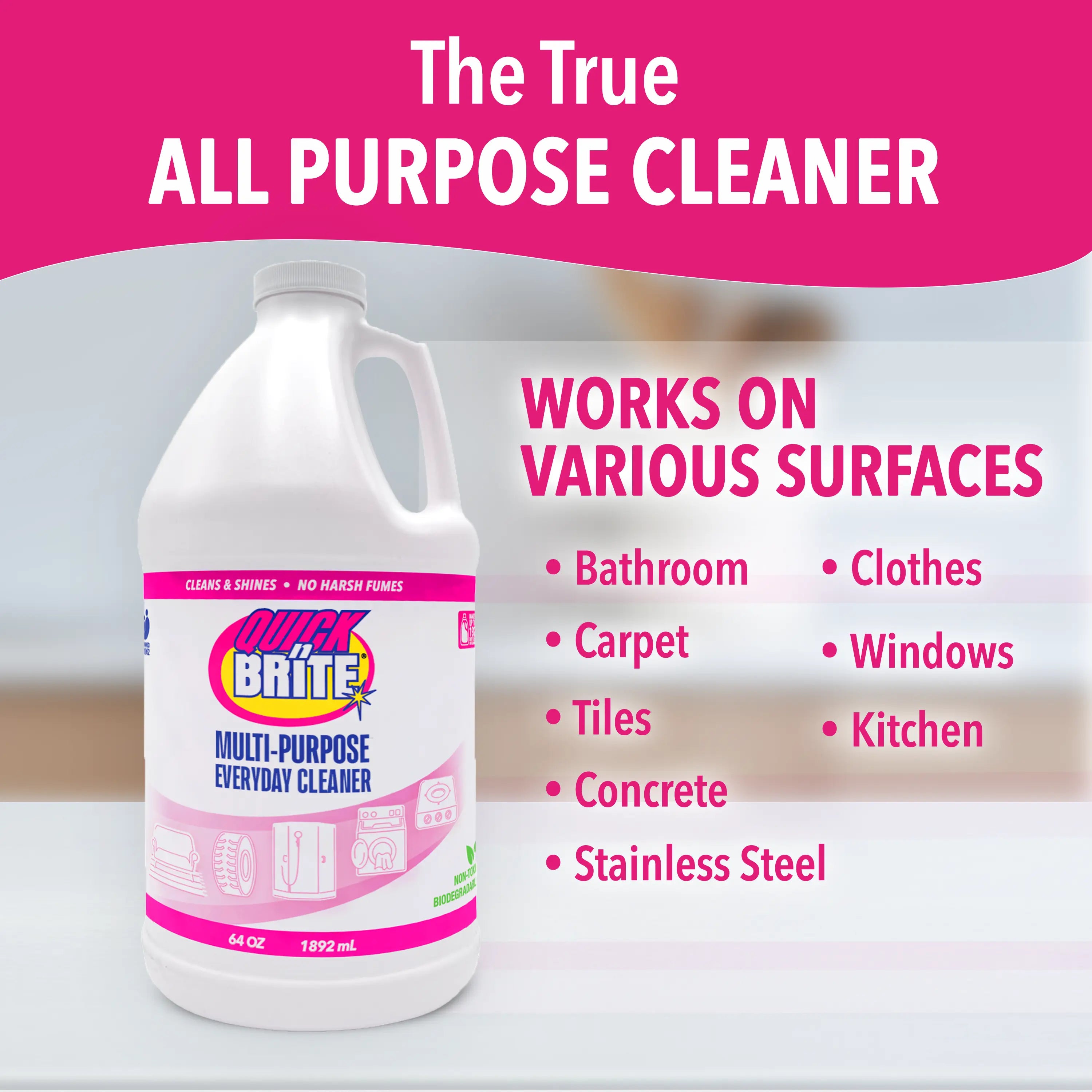 Quick 'n Brite All Purpose Cleaning Combo Kit