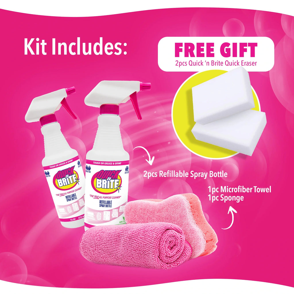 The Ultimate Cleaning Kit with FREE Quick Eraser 2-Pack Gift