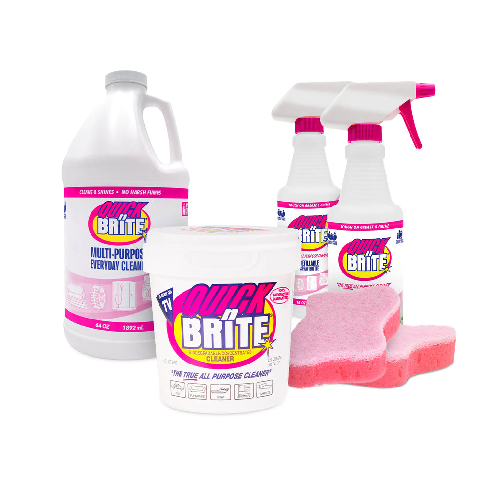 Quick 'n Brite All Purpose Cleaning Combo Kit